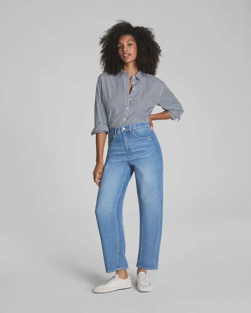 Spanxshape Authentic 360 Barrel Leg Jean, COLOR: Elysian, Size: XS