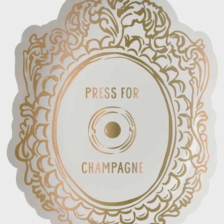 Press for Champagne Trinket Tray
