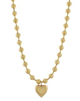 Puffy Heart Pendant Necklace