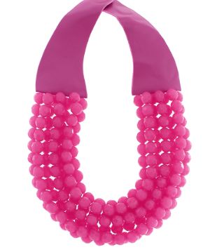 Marbled Beaded Magnetic Necklace