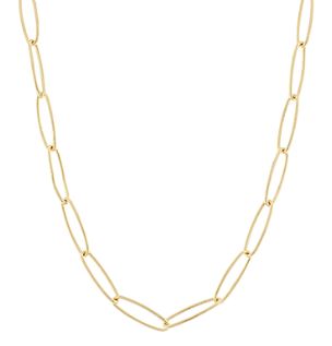 Oval Clip Chain Necklace