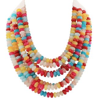 Multicolor Beaded Magnetic Necklace
