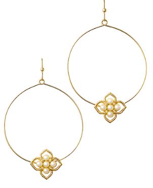 Clover Circle Dangle Earrings