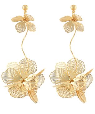Floral Filigree Earrings