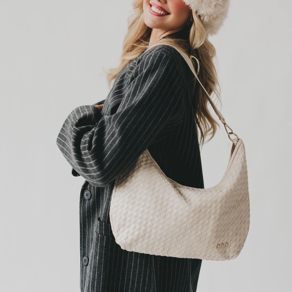 Sienna Slouchy Woven Shoulder Bag