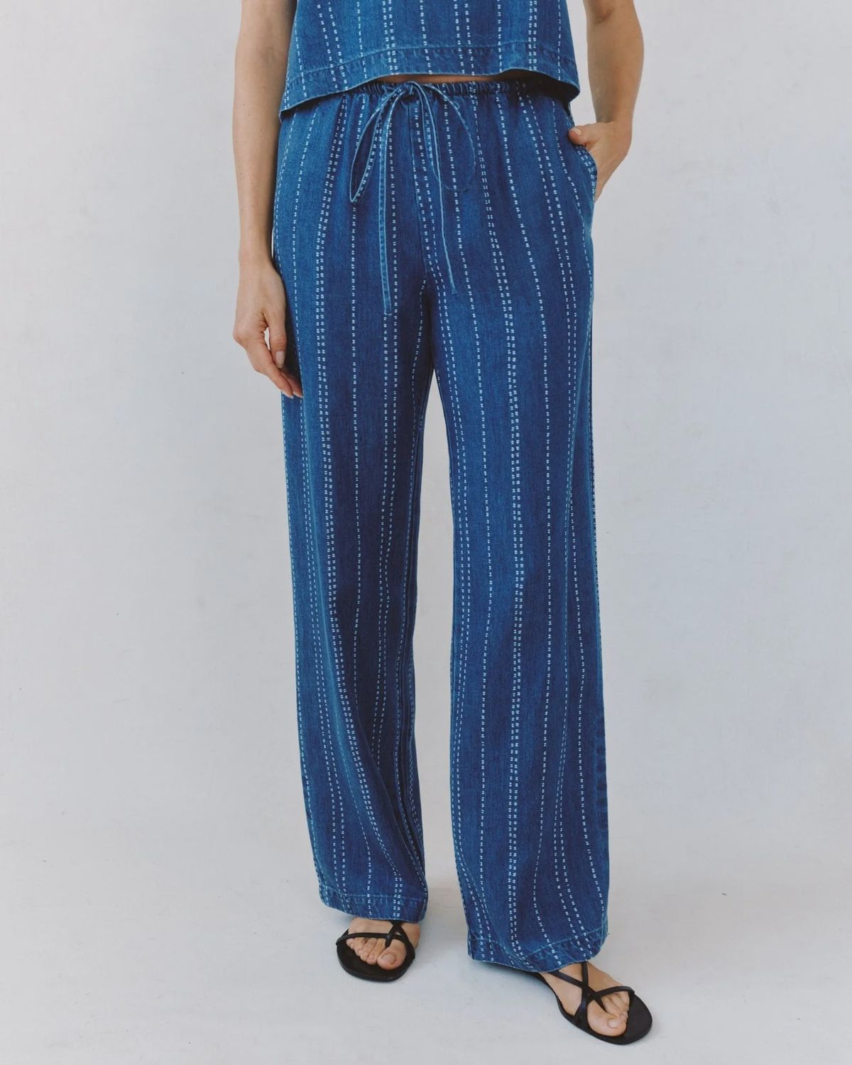 Drawstring Pant Indigo
