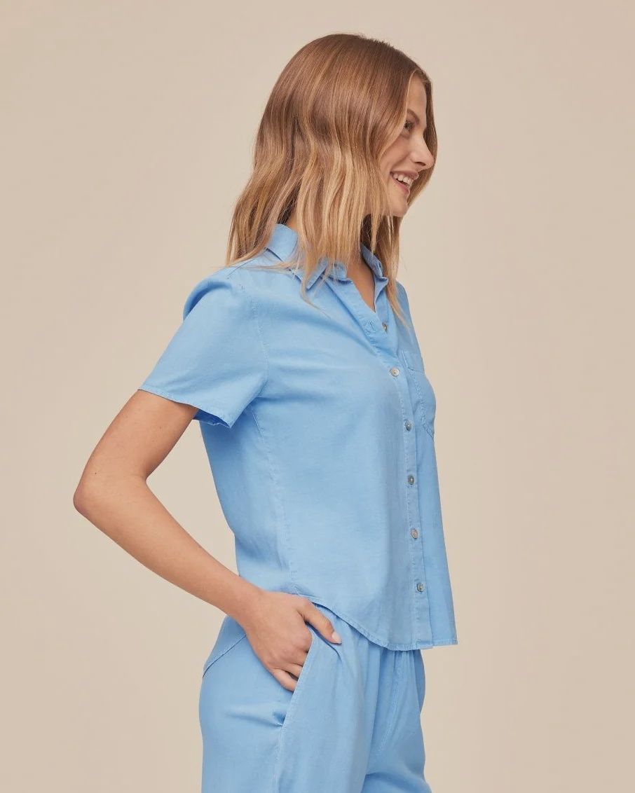 Short Sleeve Pocket Button Down