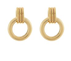 Doorknocker Stud Earrings