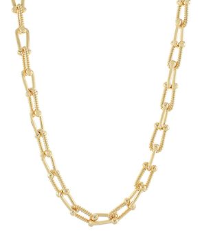Textured Chain Link Layering Necklace