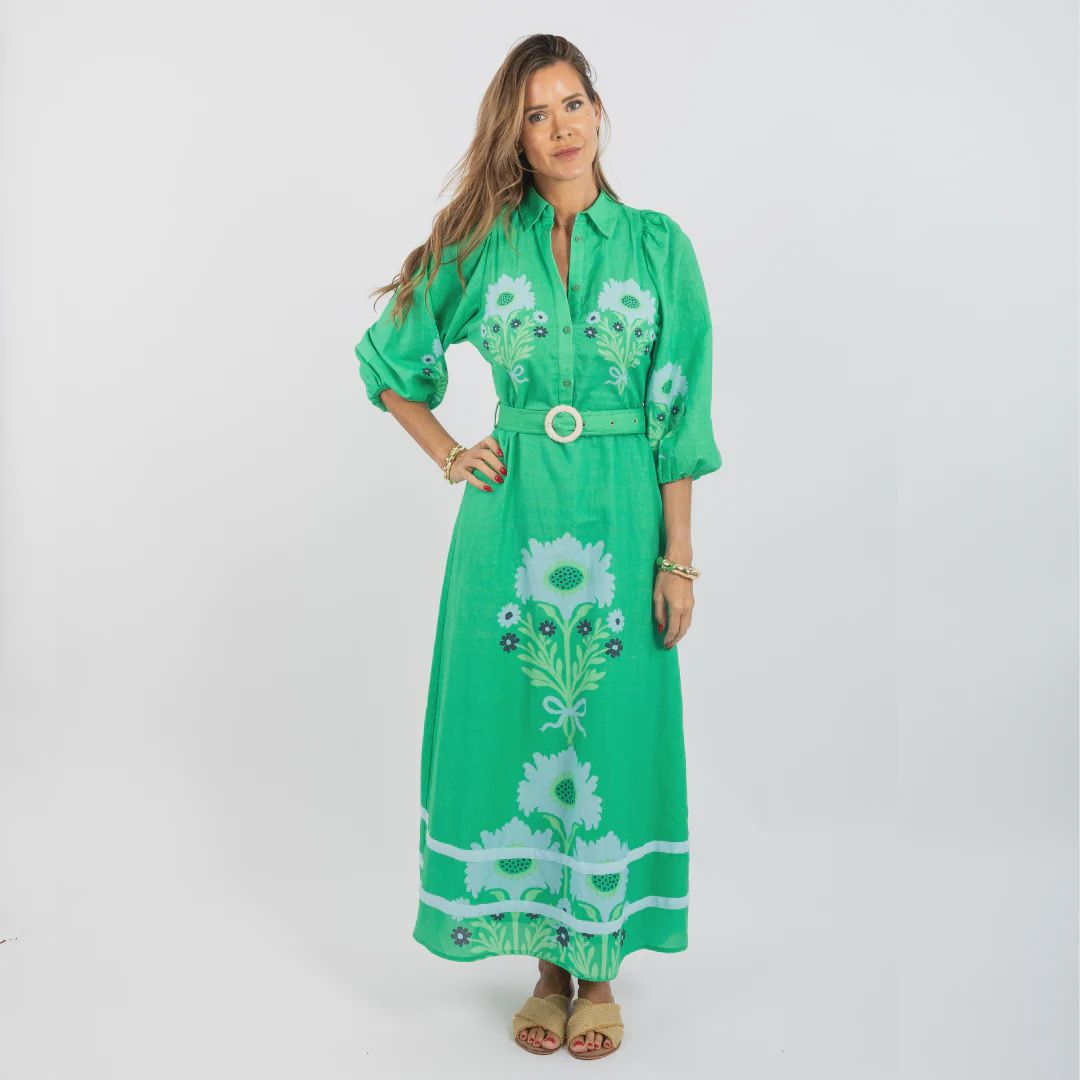 Lyla Dress, COLOR: Blue Henrietta, Size: S