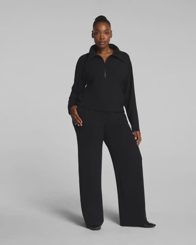 French Rib Wide Leg Pant