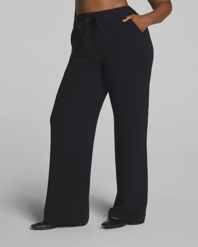 French Rib Wide Leg Pant