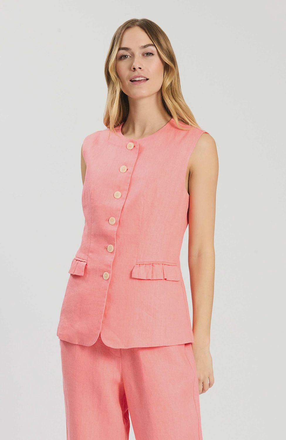 Reid Linen Vest