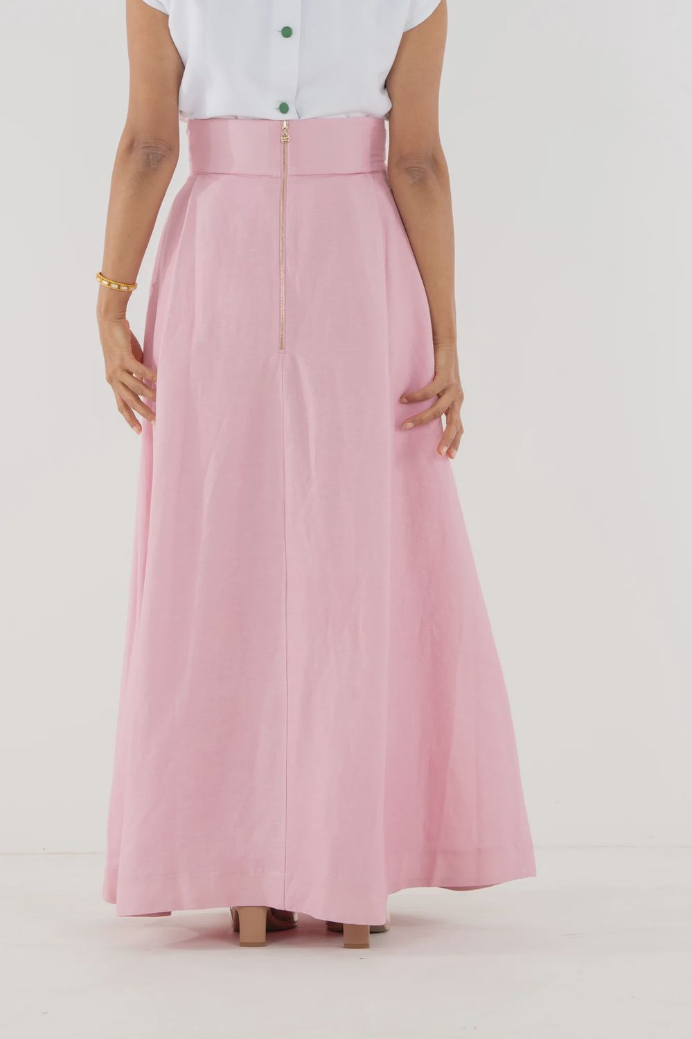 Blush Flora Milly Skirt