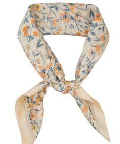 Wildflower Print Bandana Scarf