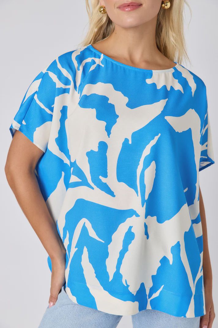 Maxine Tunic, COLOR: Blue Fern, Size: XXS/XS