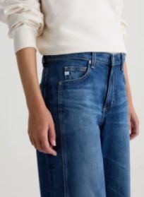 Saige Wide Leg Crop - Watermist