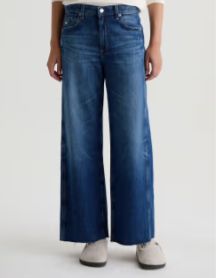 Saige Wide Leg Crop - Watermist