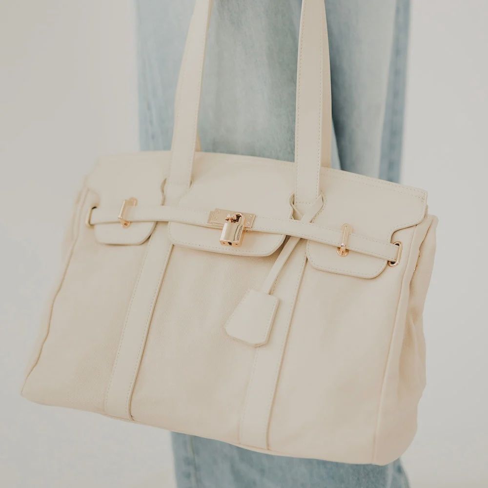 Cadence Canvas &amp; Vegan Leather Tote