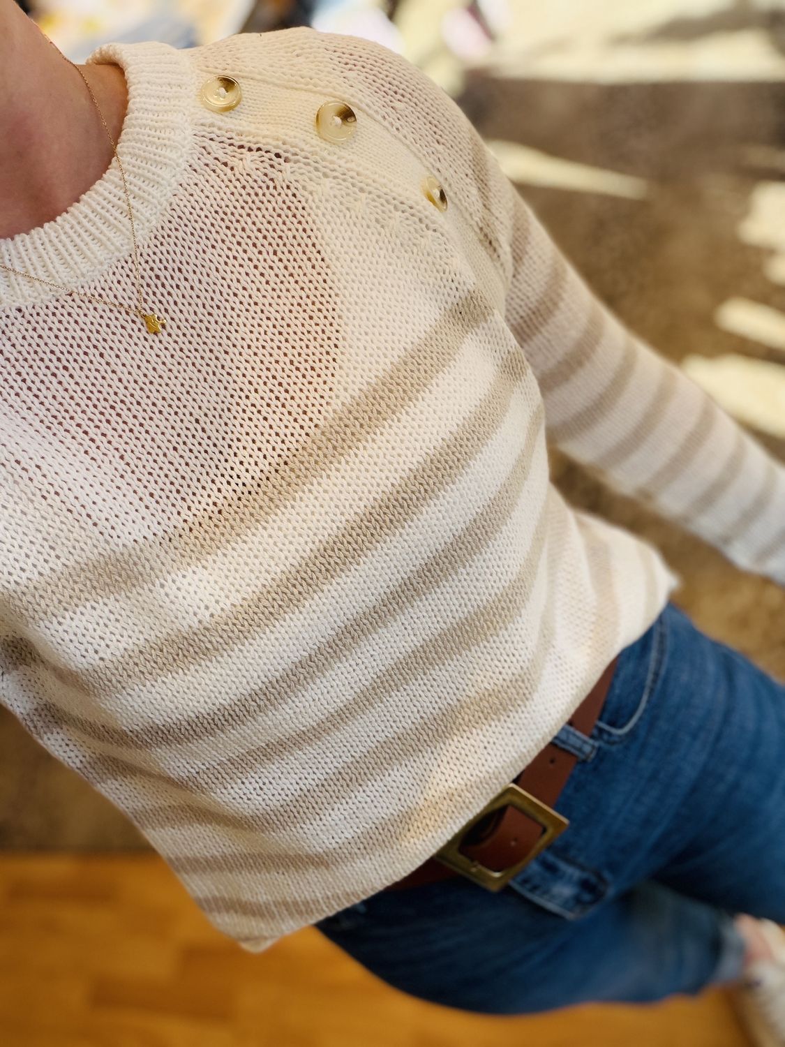 Sailor Striped Crew Cotton