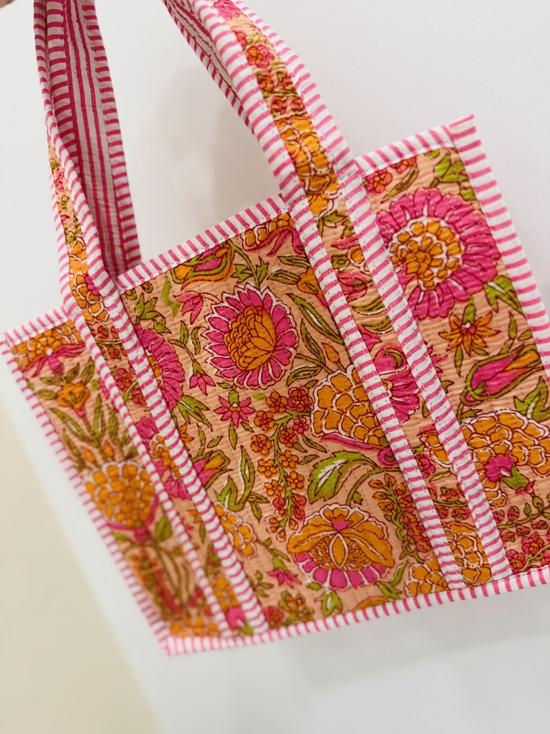 Mini Quilted Tote Bag