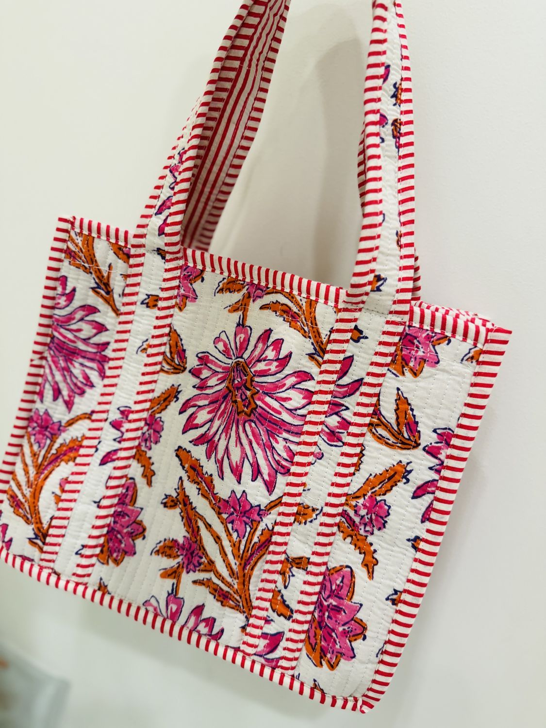 Mini Quilted Tote Bag