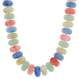 Chunky Marble Bead Necklace