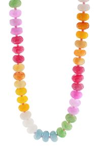 Rainbow Beaded Candy Necklace