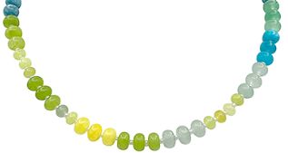 Rondelle Stone Necklace