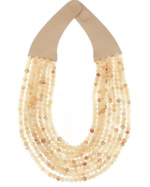 Thin Beaded Strands Magnetic Necklace
