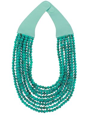 Thin Beaded Strands Magnetic Necklace