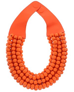 Wood Ball Magnetic Necklace