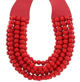 Wood Ball Magnetic Necklace
