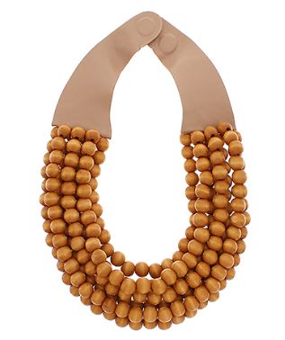 Wood Ball Magnetic Necklace