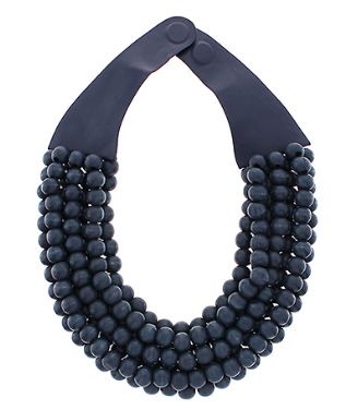 Wood Ball Magnetic Necklace