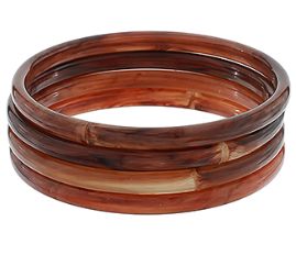 Tortoise Bangle Stack