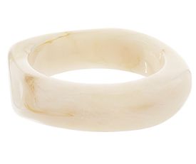 Squared Bangle Bracelet, COLOR: Ivory