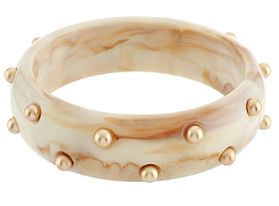 Studded Bangle, COLOR: Ivory
