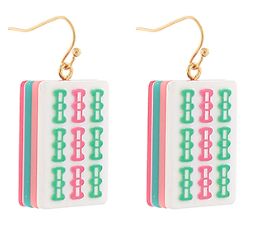 Mahjong Tile Earring