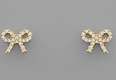 Crystal Bow Studs