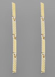 Textured Strand Earring
