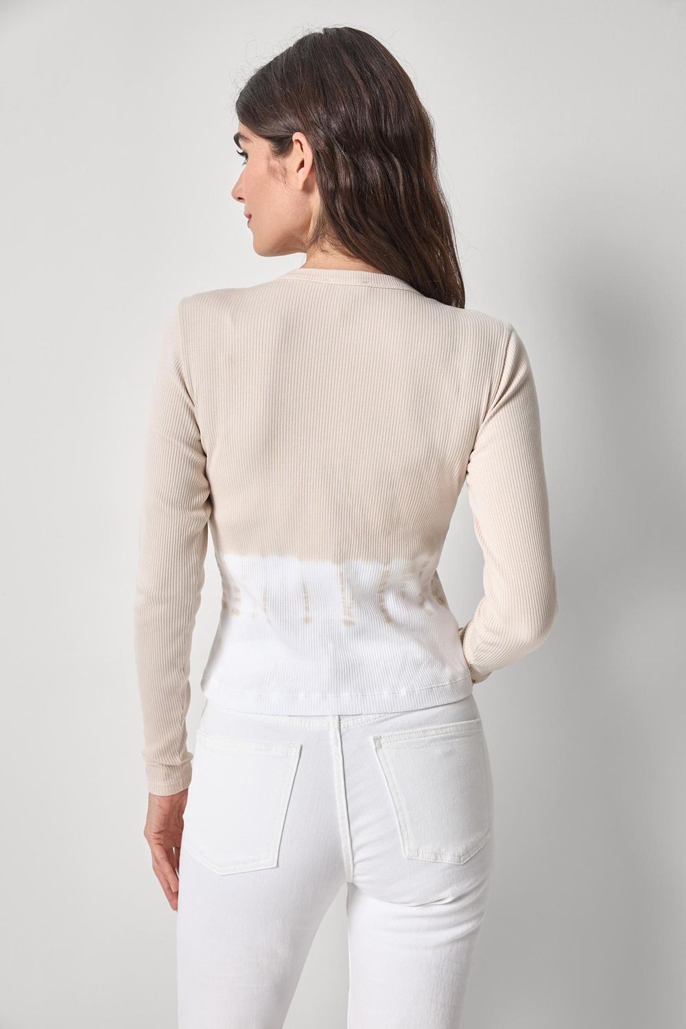 Bamboo Dye V-Neck Cardigan