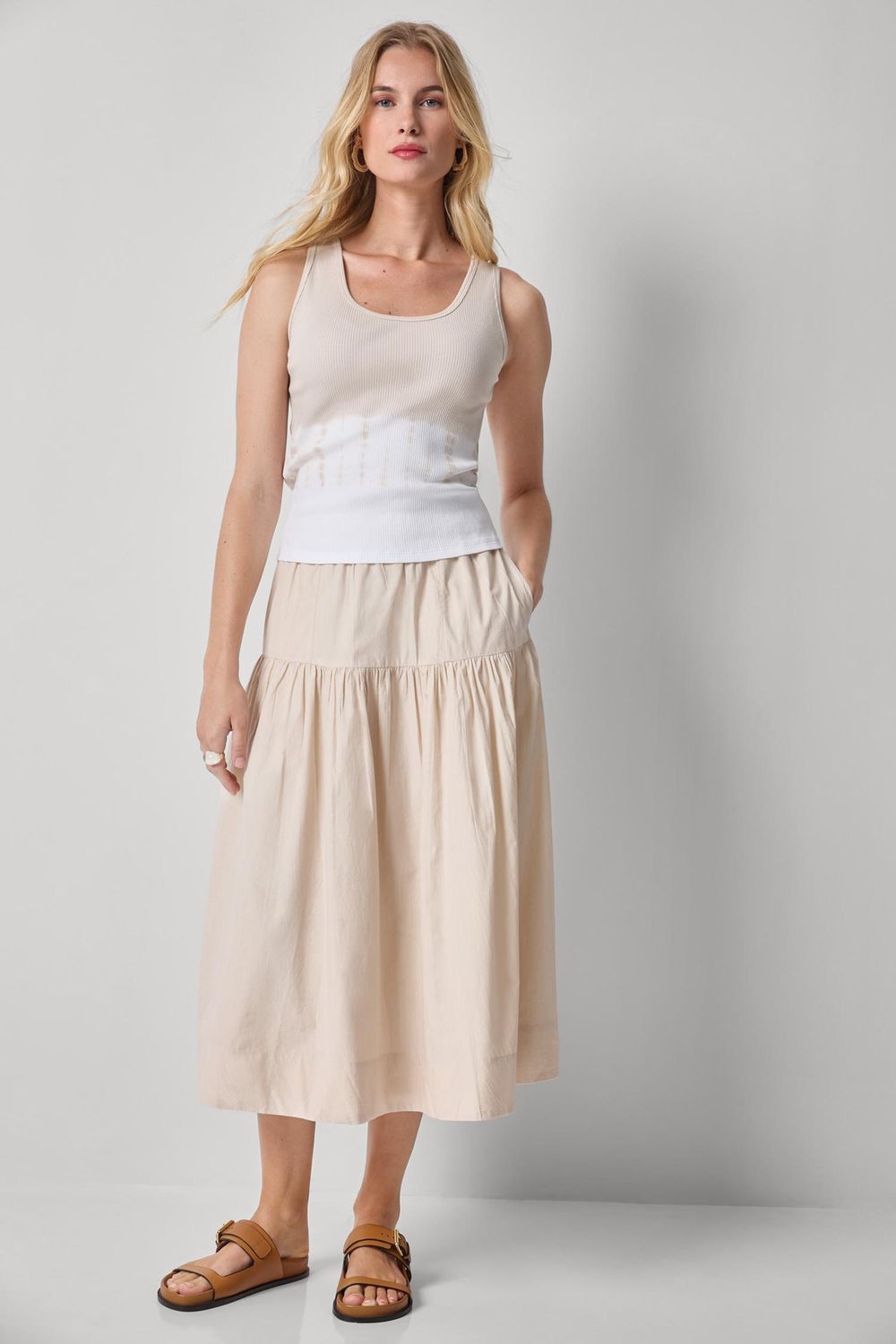Bamboo Dye Tank, COLOR: Bamboo Dye, Size: XS