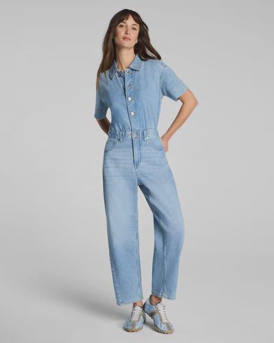 SPANXsupersmooth™ Authentic 360 Lightweight Denim Barrel Leg Jumpsuit
