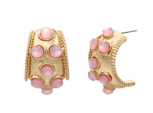 Dotted Antique Bold Hoops