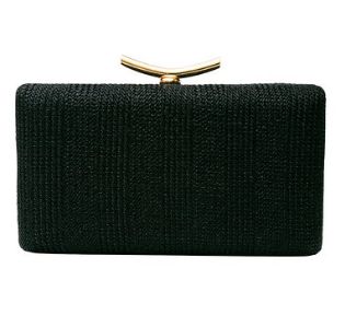 Straw Hard Case Clutch