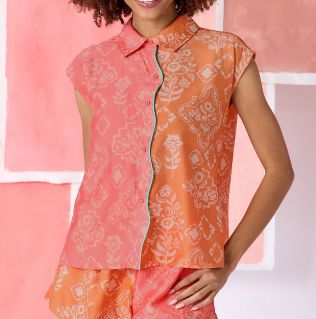 Auggie Top, COLOR: Floral Fresco, Size: XS