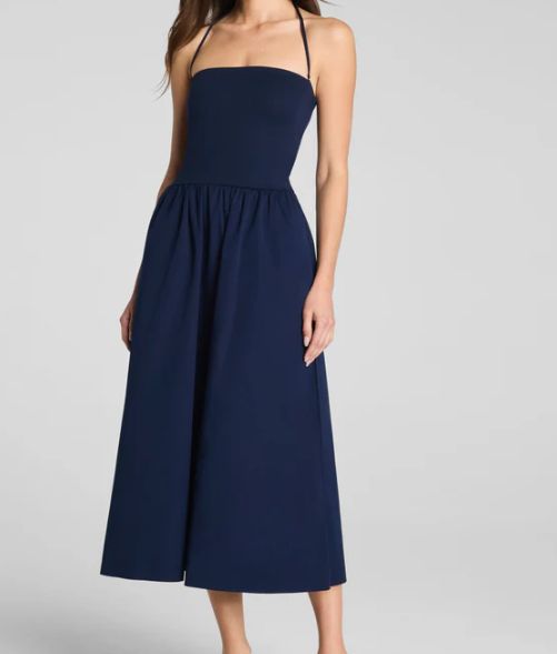 Strapless Midi Dress