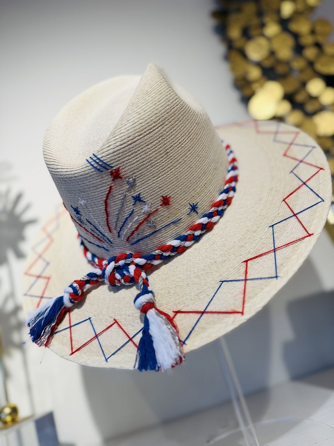 Fireworks Straw Hat