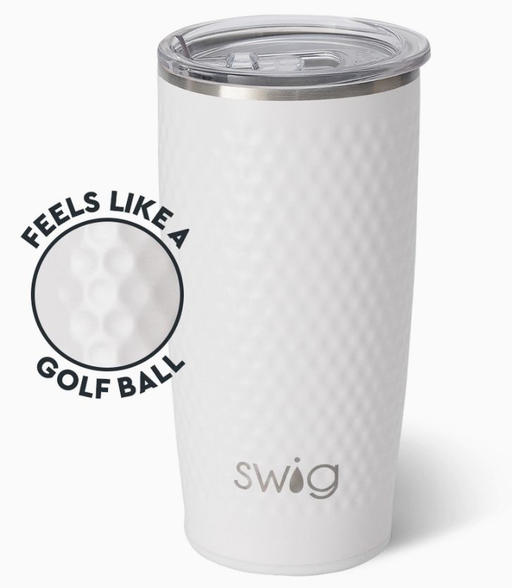 White Golf Ball Tumbler (22oz)